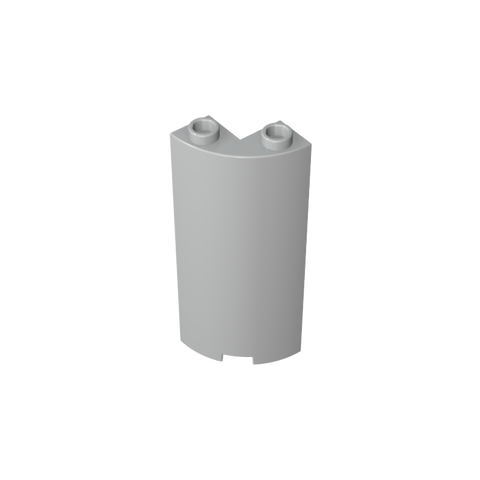 Gobricks,Cylinder Quarter 2 x 2 x 5 (Wall),30987