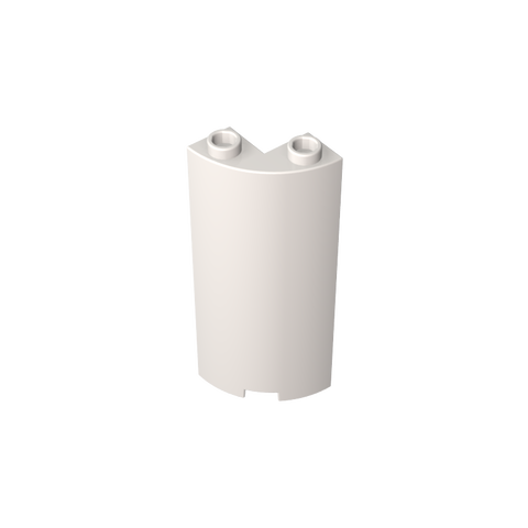 Gobricks,Cylinder Quarter 2 x 2 x 5 (Wall),30987