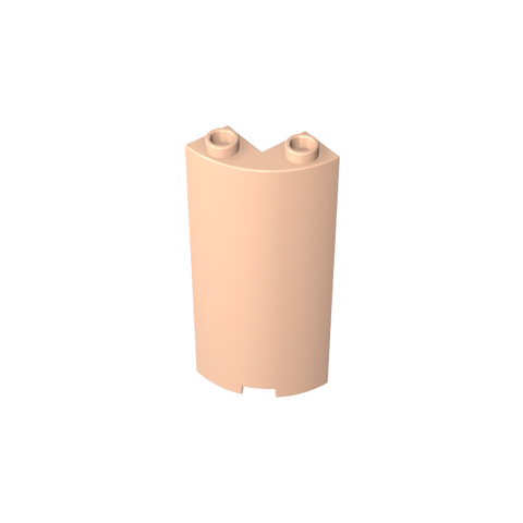 Gobricks,Cylinder Quarter 2 x 2 x 5 (Wall),30987
