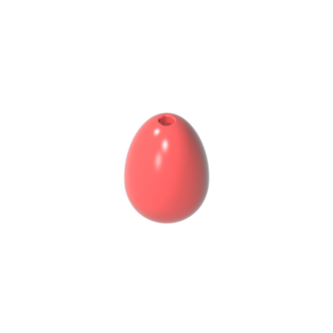 Gobricks,Food Egg with 1.5mm Hole [Plain],24946