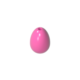 Food Egg with 1.5mm Hole [Plain] ,24946