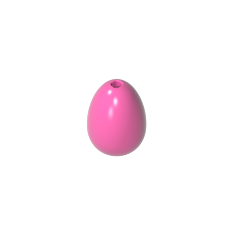 Gobricks,Food Egg with 1.5mm Hole [Plain],24946