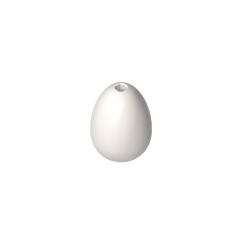 Gobricks,Food Egg with 1.5mm Hole [Plain],24946