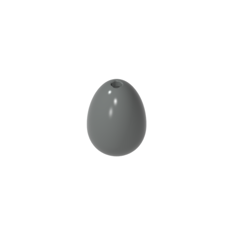 Gobricks,Food Egg with 1.5mm Hole [Plain],24946