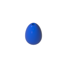 Food Egg with 1.5mm Hole [Plain] ,24946