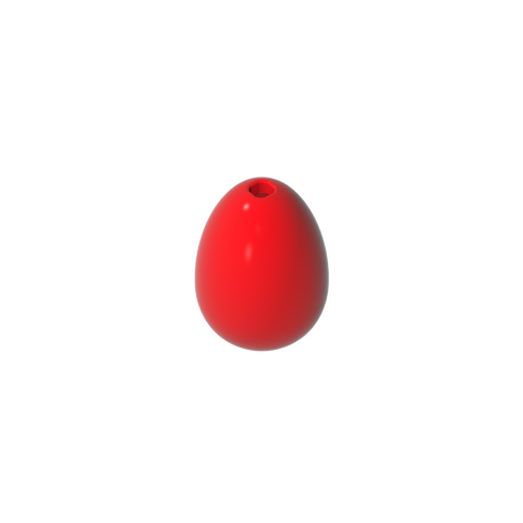 Gobricks,Food Egg with 1.5mm Hole [Plain],24946