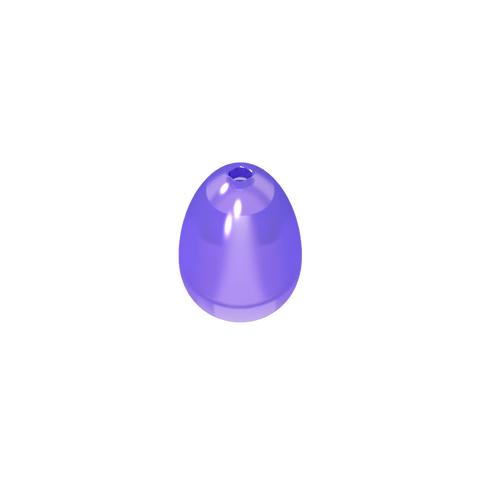 Gobricks,Food Egg with 1.5mm Hole [Plain],24946