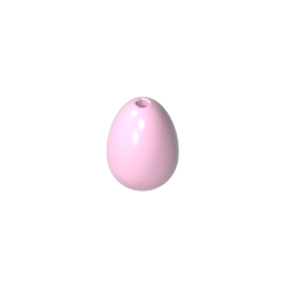 Food Egg with 1.5mm Hole [Plain] ,24946