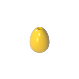 Food Egg with 1.5mm Hole [Plain] ,24946