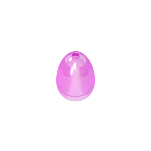 Gobricks,Food Egg with 1.5mm Hole [Plain],24946