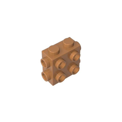 Gobricks,Brick Special 1 x 2 x 1 2/3 with Eight Studs on 3 Sides,67329