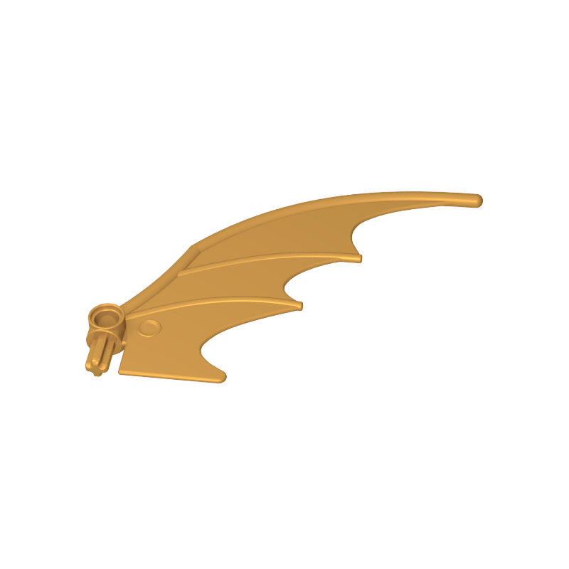 Gobricks,Creature Body Part, Dragon Wing 8 x 10 [Plain],55706