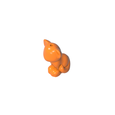 Gobricks,Animal, Cat, Sitting [Plain],11602