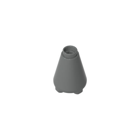 Gobricks,Cone 2 x 2 x 2 Inverted,49309