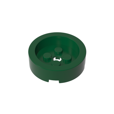 Gobricks,Brick Round 4 x 4 with Recessed Center,68325