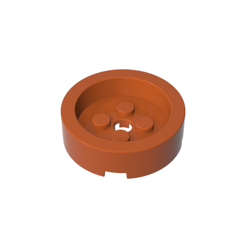 Gobricks,Brick Round 4 x 4 with Recessed Center,68325