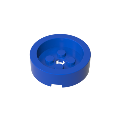 Gobricks,Brick Round 4 x 4 with Recessed Center,68325