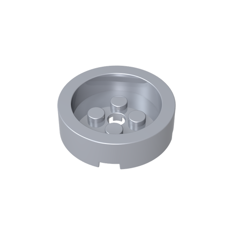 Gobricks,Brick Round 4 x 4 with Recessed Center,68325