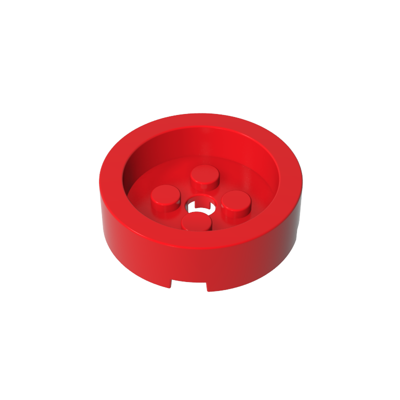 Gobricks,Brick Round 4 x 4 with Recessed Center,68325