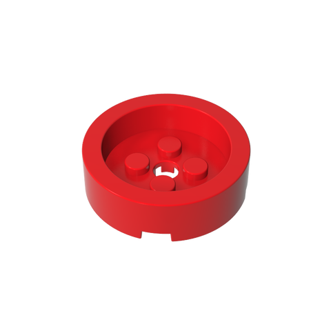 Gobricks,Brick Round 4 x 4 with Recessed Center,68325