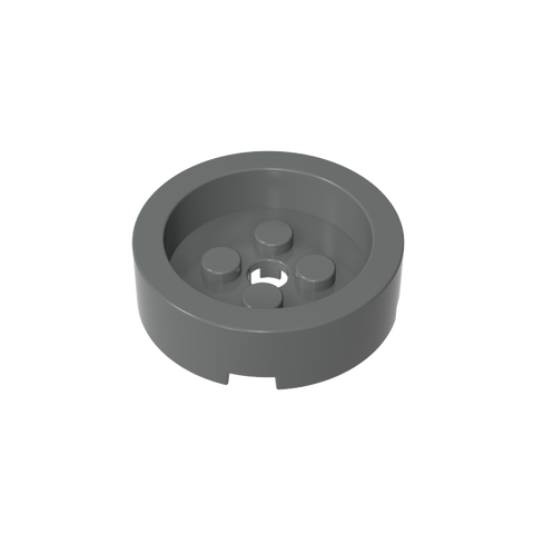Gobricks,Brick Round 4 x 4 with Recessed Center,68325