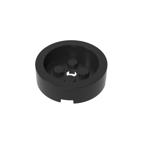 Gobricks,Brick Round 4 x 4 with Recessed Center,68325