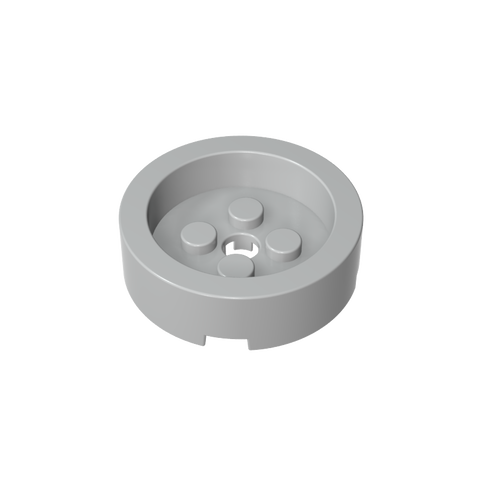 Gobricks,Brick Round 4 x 4 with Recessed Center,68325