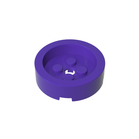 Gobricks,Brick Round 4 x 4 with Recessed Center,68325