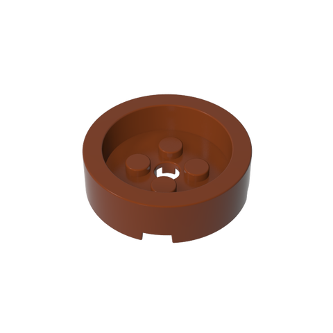 Gobricks,Brick Round 4 x 4 with Recessed Center,68325