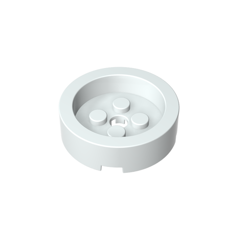 Gobricks,Brick Round 4 x 4 with Recessed Center,68325