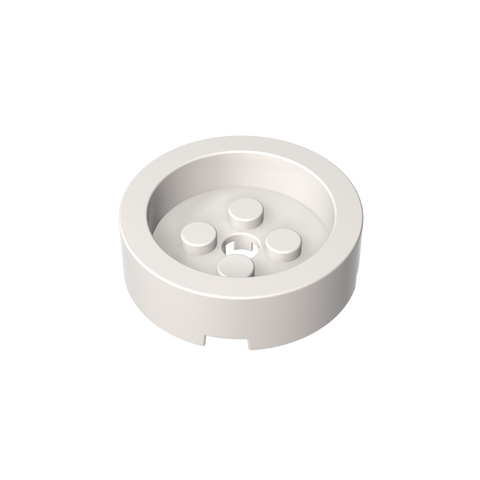 Gobricks,Brick Round 4 x 4 with Recessed Center,68325