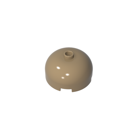 Gobricks,Brick Round 3 x 3 Dome with Center Stud,49803