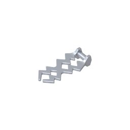 Gobricks,Wave/ Lightning Angular, Double,59233