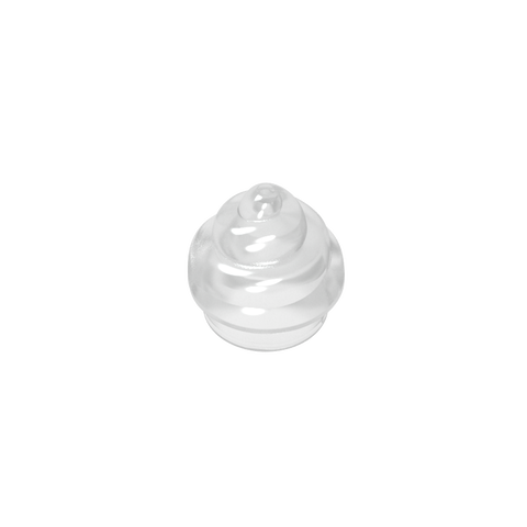 Gobricks,Plate Round 1 x 1 Swirled Top/ Poo,53119