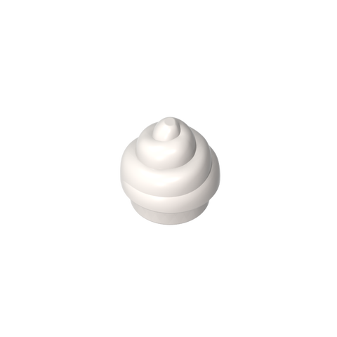 Gobricks,Plate Round 1 x 1 Swirled Top/ Poo,53119