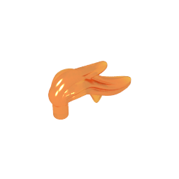 Gobricks,Headwear Accessory Plume/ Feather/ Ponytail,22411