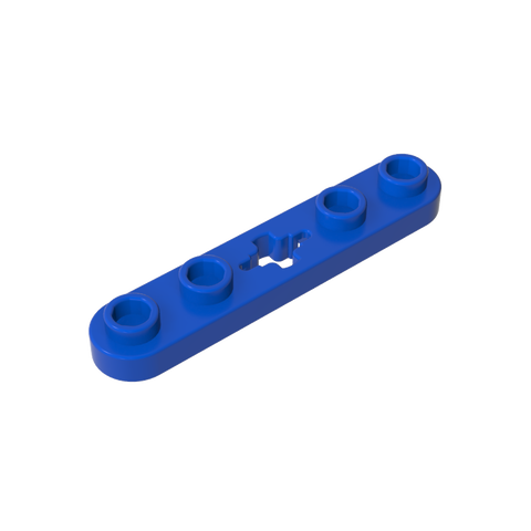Gobricks,Technic Plate 1 x 5 with Smooth Ends, 4 Studs and Centre Axle Hole,32124,50029