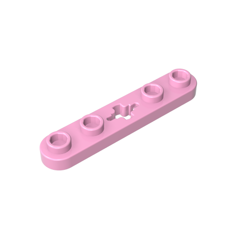 Gobricks,Technic Plate 1 x 5 with Smooth Ends, 4 Studs and Centre Axle Hole,32124,50029