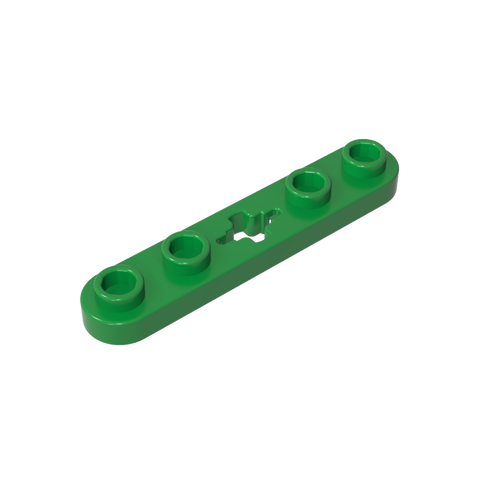 Gobricks,Technic Plate 1 x 5 with Smooth Ends, 4 Studs and Centre Axle Hole,32124,50029