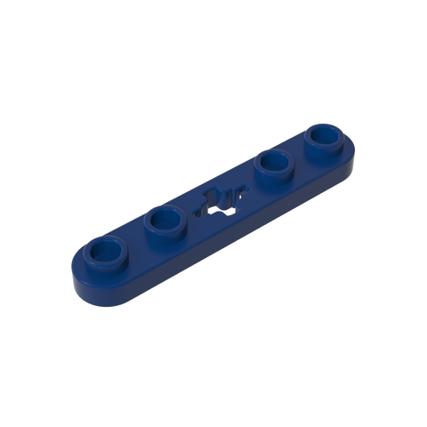 Gobricks,Technic Plate 1 x 5 with Smooth Ends, 4 Studs and Centre Axle Hole,32124,50029