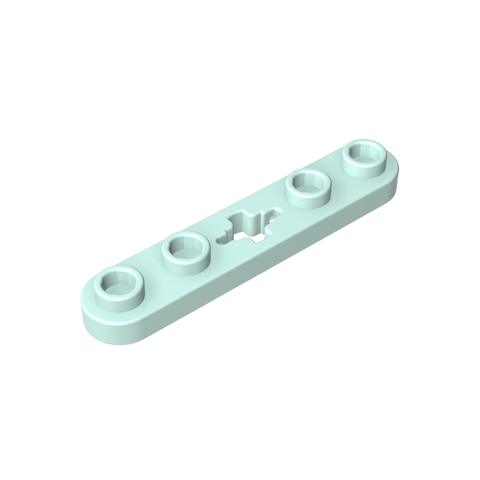 Gobricks,Technic Plate 1 x 5 with Smooth Ends, 4 Studs and Centre Axle Hole,32124,50029