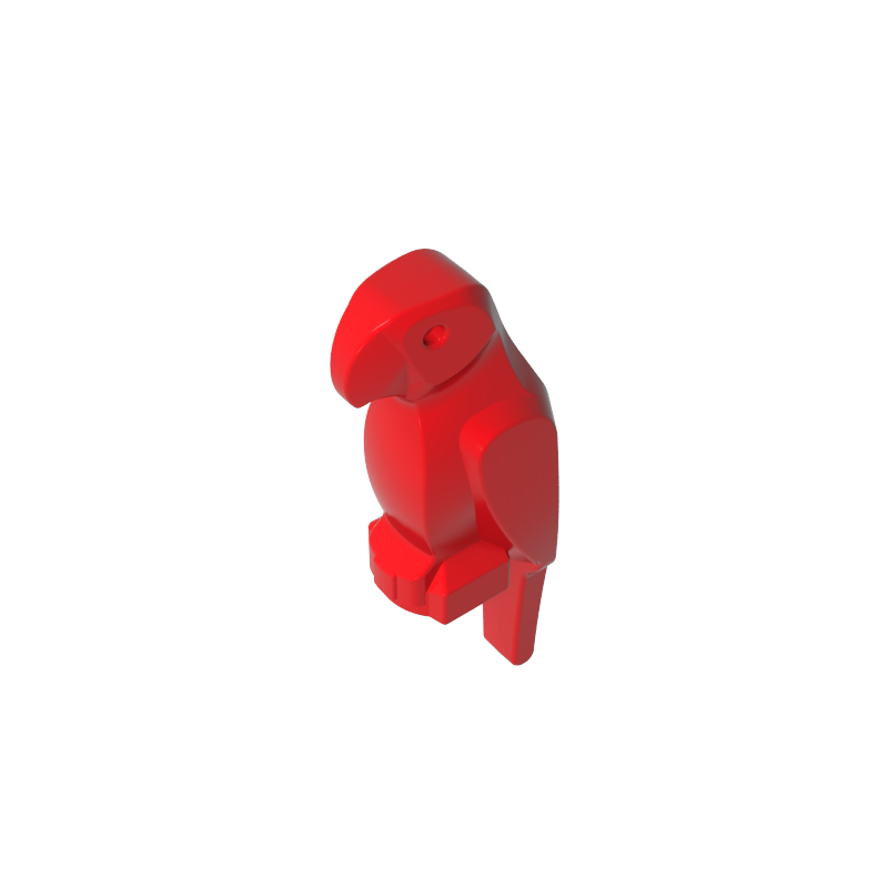 Gobricks,Animal, Bird, Parrot [Plain],2546