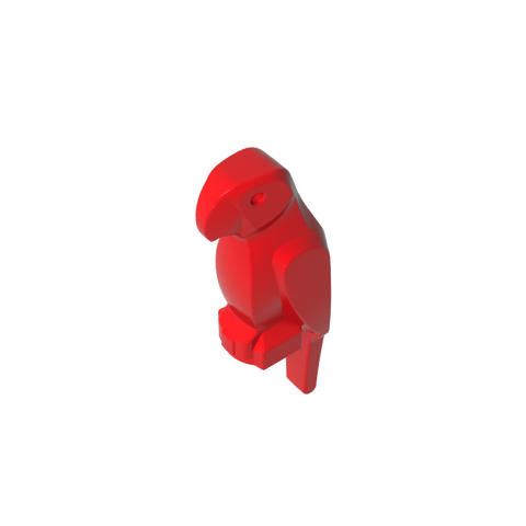 Gobricks,Animal, Bird, Parrot [Plain],2546