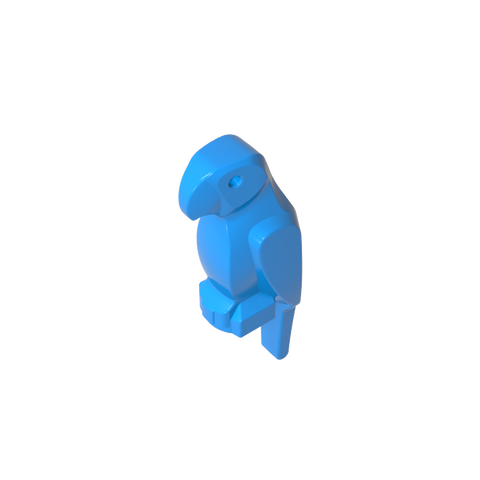 Gobricks,Animal, Bird, Parrot [Plain],2546