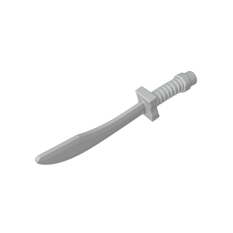 Gobricks,Weapon Sword/ Saber with Curved Blade and Hilt,25111