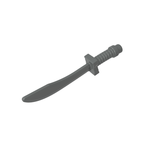 Gobricks,Weapon Sword/ Saber with Curved Blade and Hilt,25111