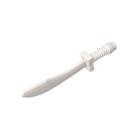 Gobricks,Weapon Sword/ Saber with Curved Blade and Hilt,25111