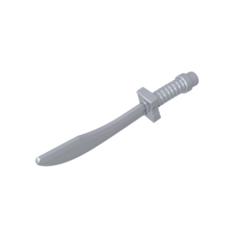 Gobricks,Weapon Sword/ Saber with Curved Blade and Hilt,25111