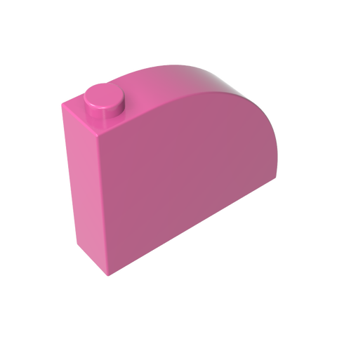 Gobricks,Brick Curved 1 x 4 x 3,65734