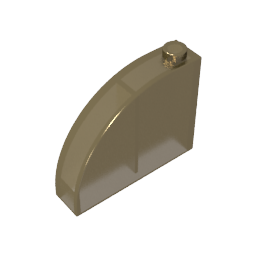Gobricks,Brick Curved 1 x 4 x 3,65734